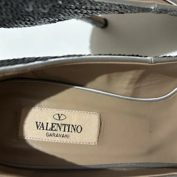 Valentino garavani sequin peep to pumps - Picture 6 of 16